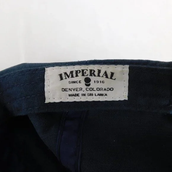 Eaglewood Golf Course Utah Men Adjustable Blue Golf Hat Embroidered Hook Loop - Picture 10 of 10